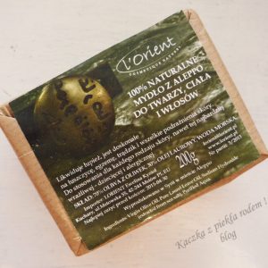 Maksymalnie naturalny sprzymierzeniec w oczyszczaniu twarzy, czyli 30 % mydło Aleppo z Mydlarni u Franciszka + zmiany na blogu