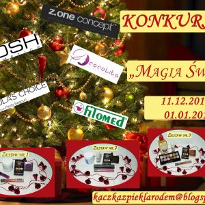 Zapraszam na konkurs ” Magia Świąt ” – do wygrania 3 zestawy GOSH, Paula’s Choice, Fitomed, cocolita.pl i z.one concept